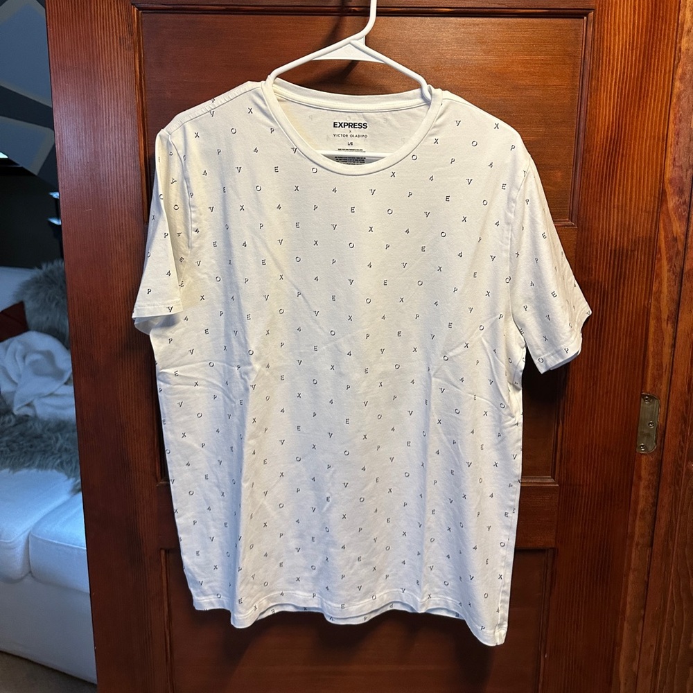 Express x Victor Oladipo Classic White Tee